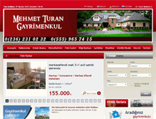 Tablet Screenshot of mehmetturangayrimenkul.com